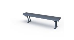 Banc alu 1.50m pour abri Peronne