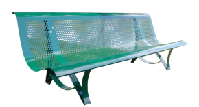 Banc tôle perforée Bar Le Duc - Couleurs