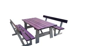 Banc Pordic l200 dossier 1 lame brut