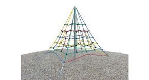 Jeu La pyramide en filet de cordes