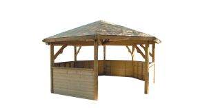 Kiosque en Bois Octogonal de 6 à 8 m 
