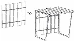 Abri Pelvoux bardage de fond