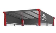 Option Coupe-Vent - Abri Vélos Lunel