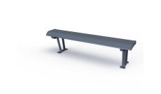 Banc alu 1.50m pour abri Peronne