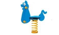 Jeu sur ressort Le chat bleu