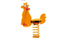 Jeu sur ressort La poule jaune
